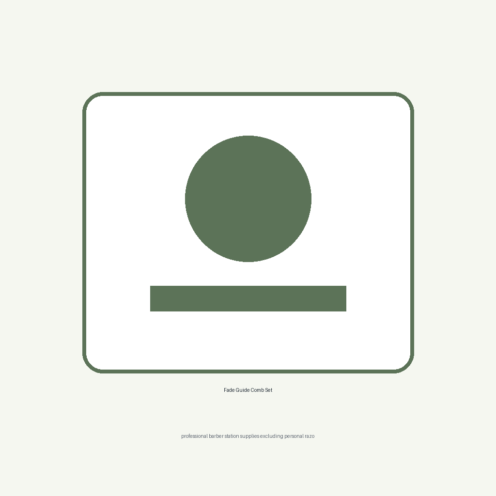 Fade Guide Comb Set Value Set product photo