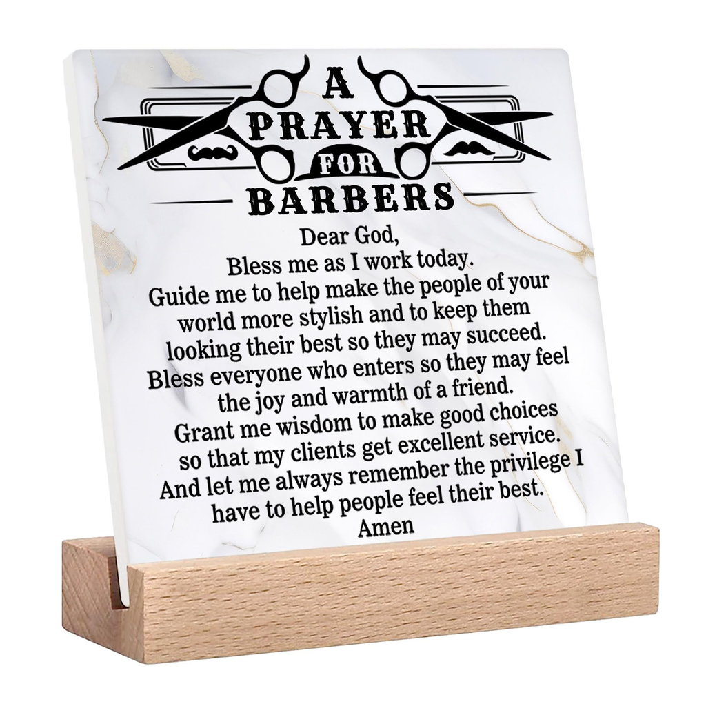 Barber Pole Desk Sign Value Set product photo